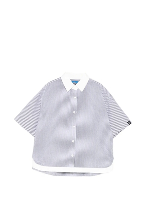 SPORT b. by agnès b. striped short-sleeve shirt - Blue