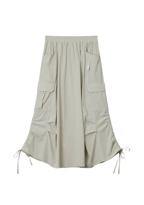 Musium Div. pocket drawstring midi skirt - Neutrals