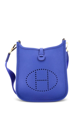 Hermès Pre-Owned Evelyne Bag Gen III Clemence TPM crossbody bag - Blue