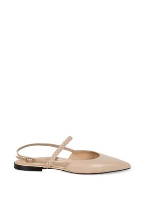 Pomme D´Or braided-strap flat pumps - Neutrals