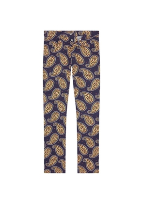 FURSAC paisley-print jeans - Blue