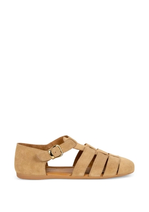 Stokton buckle suede sandals - Neutrals
