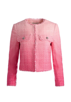 alice + olivia Dumont tweed jacket - Pink