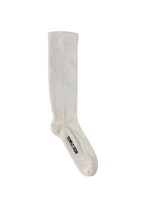 Rick Owens ribbed-ankle socks - White