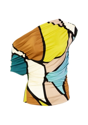 Silvia Tcherassi Indiana abstract-print blouse - Yellow