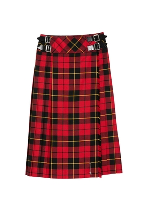 Le Kilt buckle tartan skirt - Red
