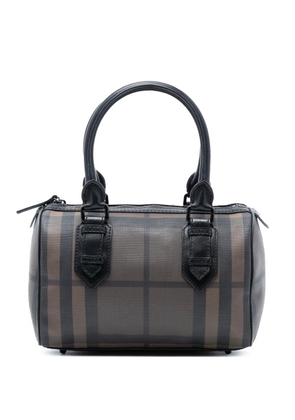 Burberry Pre-Owned 2000-2017 Smoke Check Coated Canvas Chester boston bag - Brown