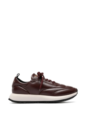 Officine Creative Solstice 101 leather sneakers - Brown