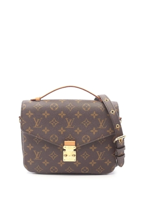 Louis Vuitton Pre-Owned 2010-2026 Monogram Pochette Metis satchel - Brown