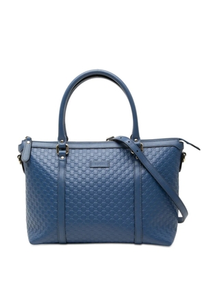 Gucci Pre-Owned 2000-2015 Small Microguccissima Joy satchel - Blue