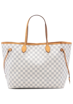 Louis Vuitton Pre-Owned 2014 Damier Azur Neverfull GM tote bag - White