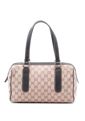 Gucci Pre-Owned 2016-2026 GG Canvas boston bag - Black