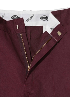 Undercover label patch trousers - Red