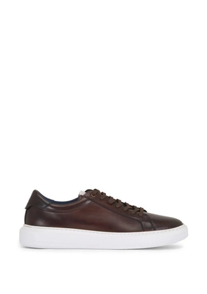 G. Brown Shoes leather sneakers