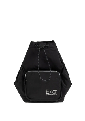 Ea7 Emporio Armani drawstring backpack - Black