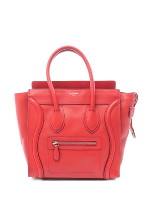 Celine Pre-Owned 2010s Luggage Micro leather tote bag - Red