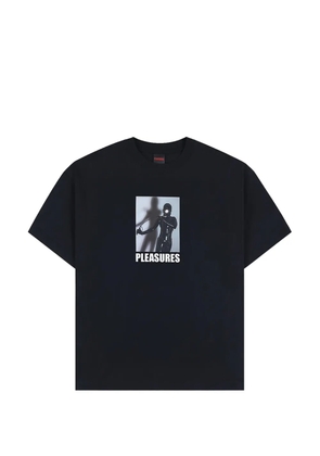 Pleasures graphic-print T-shirt - Black