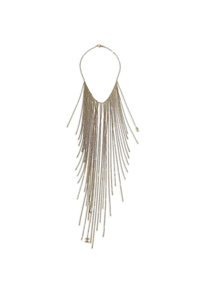 CHANEL Pre-Owned 2002 fringe-chain necklace - Gold