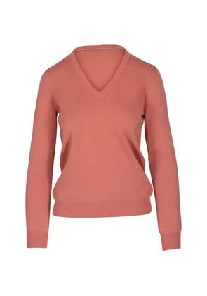 Brunello Cucinelli V-neck sweater - Orange