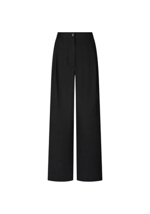 TOMBOY elasticated-waist relaxed-fit trousers - Black