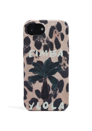 Bimba y Lola Iphone 16 E animal-print phone case - Neutrals