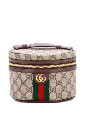 Gucci Pre-Owned Ophidia Top Handle Cosmetic Case GG Coated Canvas Mini pouch - Brown
