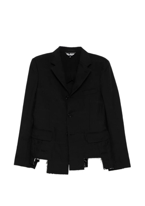 Comme Des Garçons Black asymmetric-hem blazer