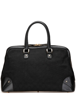 Gucci Pre-Owned 2000-2015 GG Canvas Dome Nailhead handbag - Black