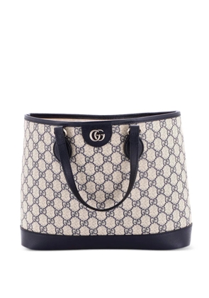 Gucci Pre-Owned Ophidia Top Handle Shopping GG Coated Canvas and Leather Small tote bag - Blue