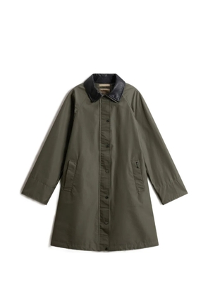 Woolrich Dundee superwax trench coat - Green