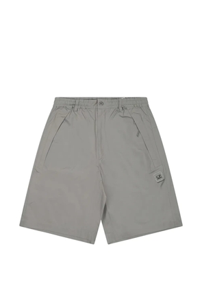 C.P. Company logo-detail shorts - Grey