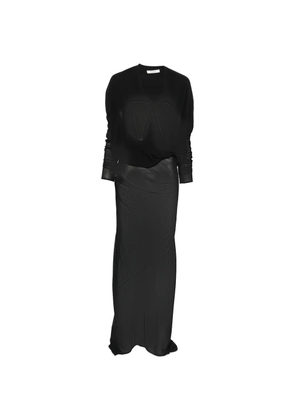ENTIRE STUDIOS V-neck maxi dress - Black