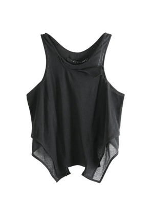 YEHUAFAN layered tank top - Black