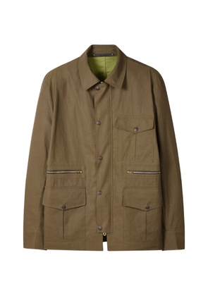 Paul Smith multi-pocket shirt jacket - Brown
