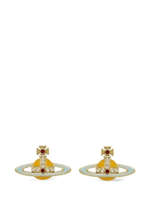 Vivienne Westwood small Neo Bas Relief earrings - Gold