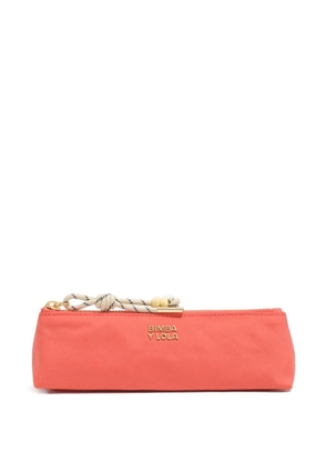 Bimba y Lola rope-detail make-up bag - Orange