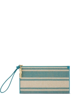 Furla Iride striped clutch bag - Blue