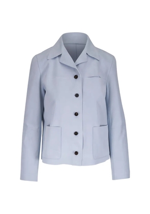 Lafayette 148 button suede jacket - Blue