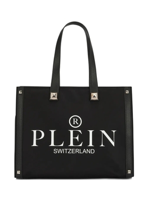 Philipp Plein logo-print tote bag - Black