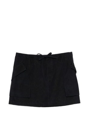 JNBY floral-print mini skirt - Blue