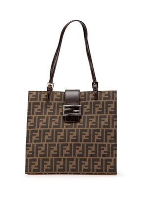 Fendi Pre-Owned 2000-2010 Zucca Canvas tote bag - Brown