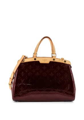 Louis Vuitton Pre-Owned Brea Handbag Monogram Vernis MM satchel - Red