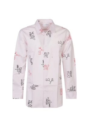 Comme des Garçons Homme graphic shirt - Pink