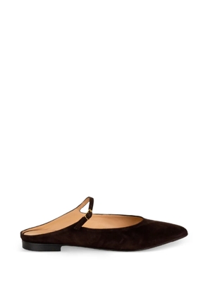 STATUS pointed-toe mules - Brown