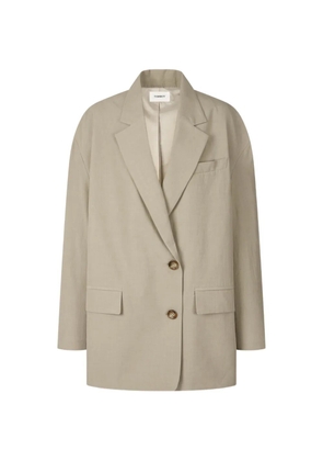 TOMBOY single-breasted oversized blazer - Neutrals