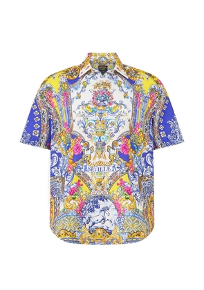 Camilla printed shirt - White