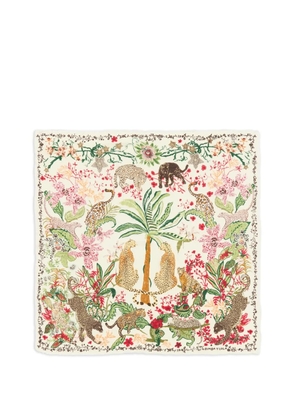 Bimba y Lola jungle-print scarf - Neutrals