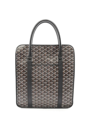 Goyard Pre-Owned 2010s coated-canvas leather-trim tote bag - Black