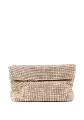 TWENTY FOURHAITCH Varadero embellished clutch bag - Gold