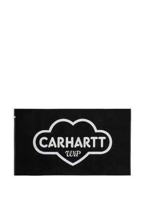 Carhartt WIP Cloud Heart logo-print beach towel - Black